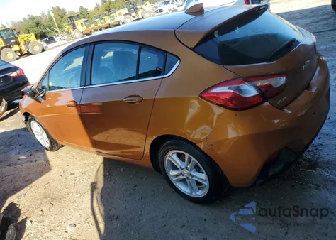 2017 Chevrolet Cruze Lt из США, поврежденный, VIN 3G1BE6SMXHS593084